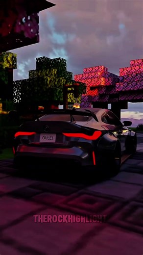 4k edit in minecraft cars #minecraft #minecraftbeauty #edit #4k #animation #cars #minecraftaesthetic