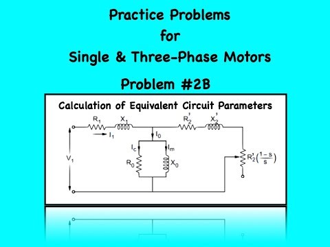 Calculation of equivalent circuit parameters - Problem #2B