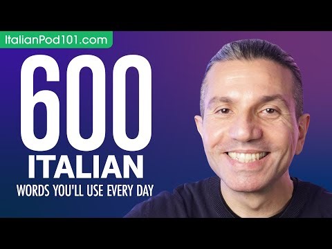 600 Italian Words You'll Use Every Day - Basic Vocabulary #100