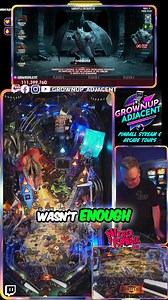 #pinball #arcade #livestream #streaming #gaming #retro #pinballmachine #live Ever nudge a bit too hard? 🕹️💥 Join our daily pinball streams at 8 AM & 3:30 PM for more arcade madness! Tag a friend who loves pinball or retro gaming! #PinballFails #ArcadeLife #StreamHighlights | Grownup Adjacent Pinball