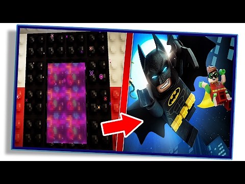 HOW TO MAKE A PORTAL TO THE LEGO BATMAN WORLD! - Minecraft