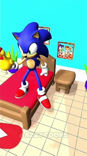Sonic’s Interrupted Sleep Tails Funny Prank #sonic #tails #animation