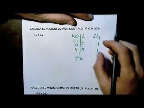 👍✨😀MÍNIMO COMÚN MÚLTIPLO, ejercicios🎇🏅👍 (Fm 01019 )