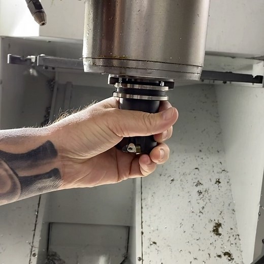 Titans of CNC on Instagram: "Setting up the KCRA Shell Mill from Kennametal with Ceramic Inserts. Click the Link in our Bio to watch this Beast Cut Inconel 24X FASTER Than Carbide Insert Shell Mills."