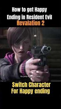 How to get happy ending in Resident evil revelation 2 #rerevelations2 #re4remake #gaming #short