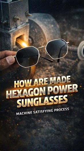How Hexagon Sunglasses Are Made | Satisfying Optical Process