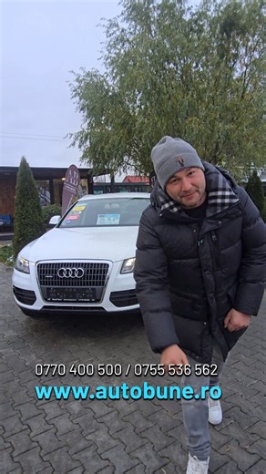 Audi Q5 Quattro elegant, solid si pregatit pentru drum. Un model confortabil, bine echilibrat si perfect pentru cei care vor siguranta si rafinament german, la doar 11.999 € TVA inclus si deductibil. 👉 https://autobune.ro/listings/audi-q5-quattro/ | AutoBune.ro