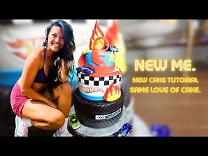 How I Made this Hot Wheels Cake | 3 Tiered Fondant Cake Tutorial | I'm BACK!