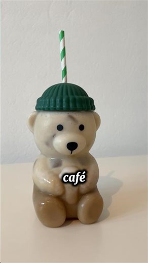 Comment faire un café aux glaçons goût banane #café #coffeerecipe #teddybearcup
