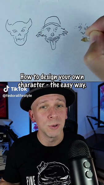 How to design your own character. Please follow! #fyp #foryou #foryoupage #art #creative #viral #howtodraw #drawing #tutorial #drawingtutorial #originalcharacter