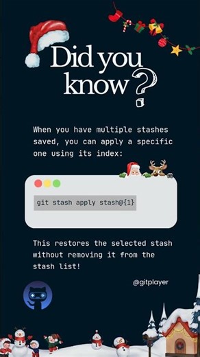 Apply a Specific Git Stash Easily 🎯 | Gitplayer