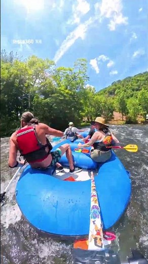 Family White Water Rafting on the Watauga River #shorts
