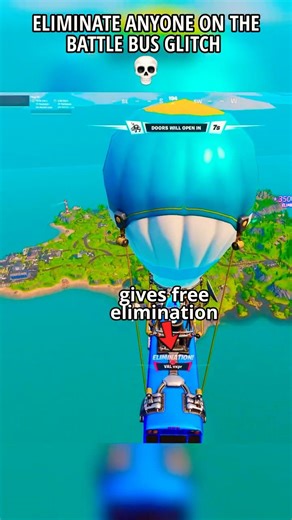 ELIMINATE ANYONE ON THE BATTLE BUS GLITCH in Fortnite Season 2 💀 #fortnite #shorts #gaming