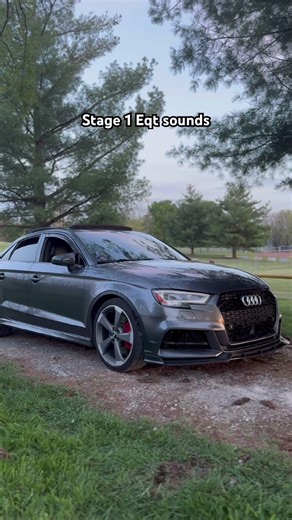 Stage 1 93 with resonator delete on 3k rpm launch control settings #audi #tunedcars #awd #stagedtune