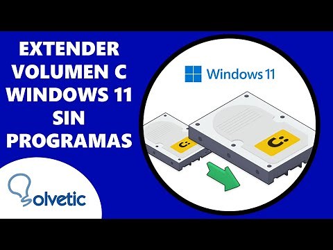 Extender Volumen C Windows 11 Sin Programas ✔️