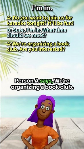 "I'm in.": What does it mean in English? [ ForB English Lesson ] #shorts