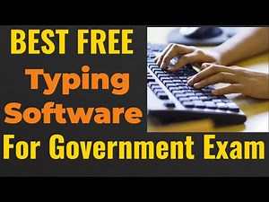 Best Free Typing Software for Government exam and for Practice#typing #review