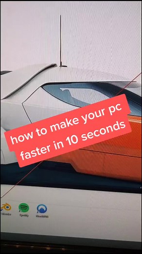 how to make your pc faster in 10 seconds. #learnontiktok #tiktokpartner #edutok #computertricks #computers