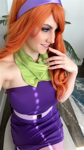😈🙈 #daphneblake #daphnecosplay #cosplaygirl #fyp #gingerhair