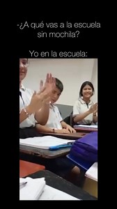 ¿A que vas a la escuela sin mochila? Yo en la escuela: 😅😬 | Desmadre Vip