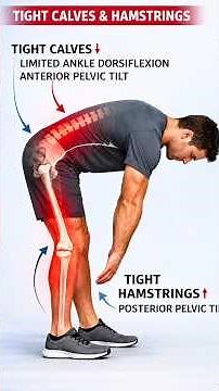 😱 Can Tight Hamstrings Cause Back Pain? YES!