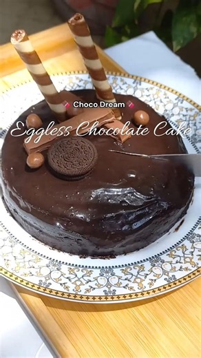 Eggless Chocolate Cake 🍫| Soft, Moist & Easy Chocolate Cake 🤎
