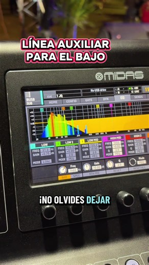 Línea auxiliar para bajo profesional