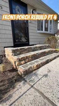 Front Porch Rebuild #diy #constructionchannel #frontporch #rebuild #howto #stepbystep #trending #fyp