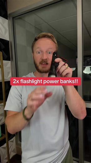 Flashlight power bank
