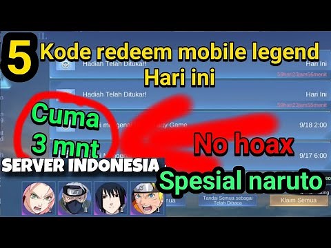 5 kode redeem ml hari ini - code redeem ml hari ini KODE REDEEM MOBILE LEGENDS 2025 HARI INI NARUTO