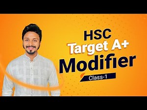 HSC Target A+ | Modifier Class - 1