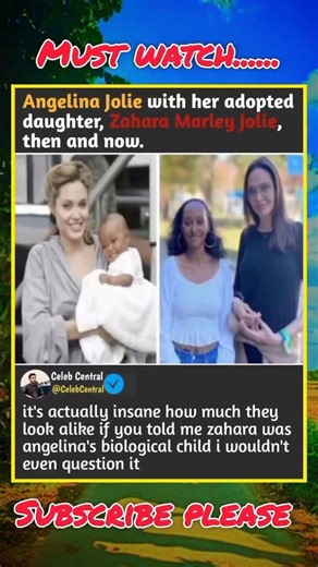 "Angelina Jolie & Zahara Then vs Now… They Look Like Biological Mother & Daughter 😱"