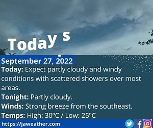 Visit our website for more information: https://jaweather.com/general-forecast | Jamaica Weather