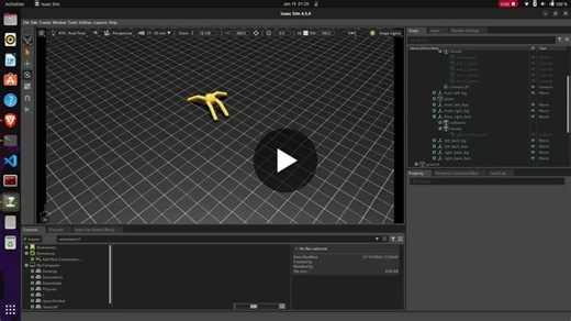 NVIDIA Isaac Lab Trains Quadruped Robot in Minutes | Sankalp kalode posted on the topic | LinkedIn