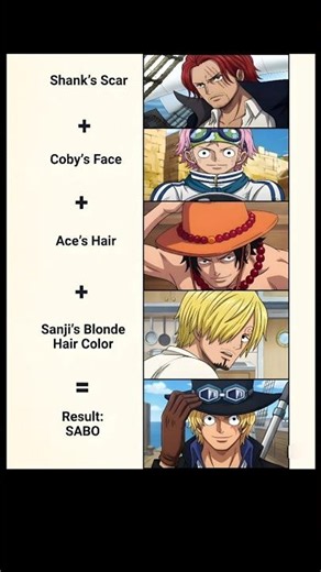 The formula to create Sabo makes too much sense! 🤯🔥 #anime #onepiece #memes