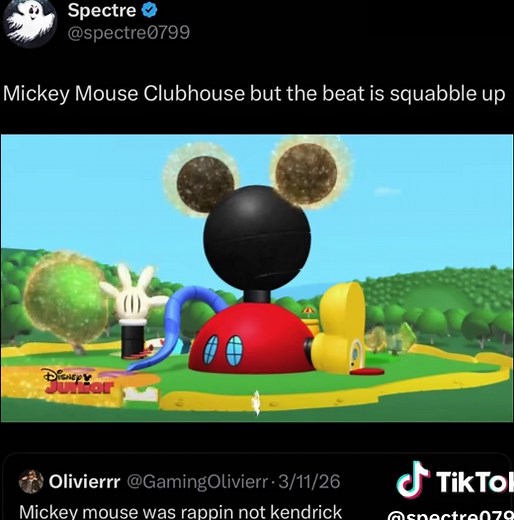Mickey Mouse Clubhouse but the beat is squabble up #mashup #mashups #kendricklamar #mickeymouse #mickeymouseclubhouse