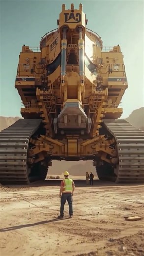 This Monster Machine Can Move Mountains! 😱 #Engineering #Shorts