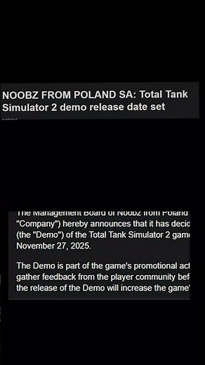 Total Tank Simulator 2 Demo Release Date Confirmed..