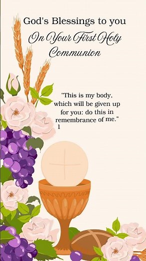 Catholic Ecard - First Holy Communion