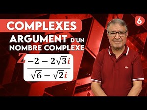 Complexes - Argument d'un Nombre Complexe - Ex 6 #BAC #Terminale
