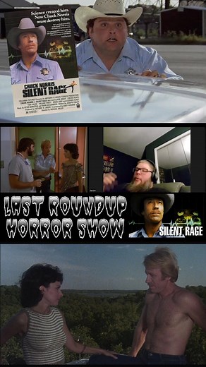 “Silent Rage” (1982) Directed by: Michael Miller Written by: Joseph Fraley and Edward Di Lorenzo Starring: Chuck Norris, Ron Silver and Steven Keats -A sheriff tries to stop the killing spree of a silent maniacal murderer who, as the result of secret genetic experimentation by an unethical scientist, has the ability to self-heal. #LRHSpod #horrorpodcast #moviereview #horror #SilentRage | The Last Round-Up Horror Show | Facebook