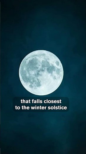 Cold Moon Returns: Full Moon Fun Facts