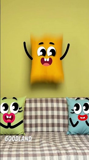 Goodland | Jumping pillow 😂 #cartoon #doodles #animation