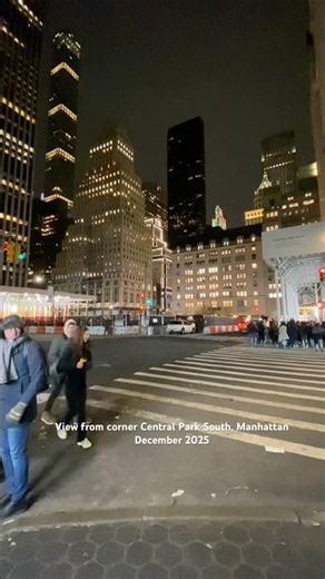 New York City Nightlife | Central Park South Corner 2025