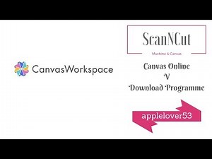ScanNCut Canvas Online v Download Programme for MAC OS