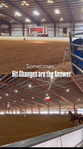 Chase was running in a two piece twisted medium shank Wright bit (top). There was a small hesitation in the turn and it felt like he was pulling down on me a little on the backside. I switched him to a Schoneberg long shank Casey with the square lifesaver mouth piece. He immediately started coming quicker on the backside with no resistance. It was a game changer. Issues on the pattern are often too big for a bit change to be the one and only answer, though it can definitely help to a certain deg
