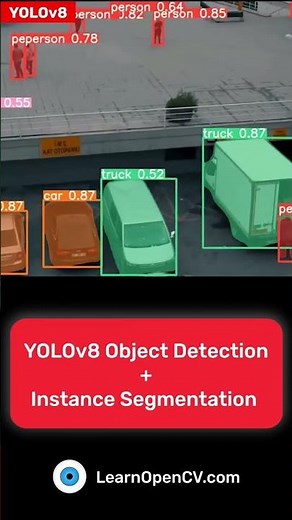 YOLOv8 Object Detection and Instance Segmentation #yolov8 #yolov5 #objectdetection #deeplearning #ai