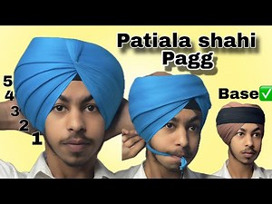 “Patiala Shahi Pagg Tutorial – Step by Step With Base 🎯”5 larr |Prabhpinder singh|