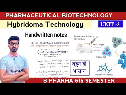 Hybridoma Technology in Pharmaceutical biotechnology 6th semester | easy Handwritten notes