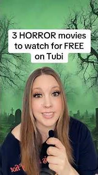 3 HORROR Movies To Watch For FREE On Tubi 🍿 Weekly Watchlist